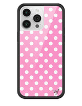 Pink Polka Dots iPhone Case from Wildflower Cases