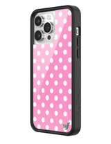 Pink Polka Dots iPhone Case from Wildflower Cases