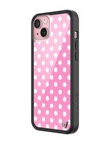 Pink Polka Dots iPhone Case from Wildflower Cases
