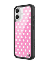 Pink Polka Dots iPhone Case from Wildflower Cases