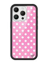 Pink Polka Dots iPhone Case from Wildflower Cases