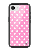 Pink Polka Dots iPhone Case from Wildflower Cases