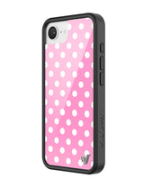 Pink Polka Dots iPhone Case from Wildflower Cases