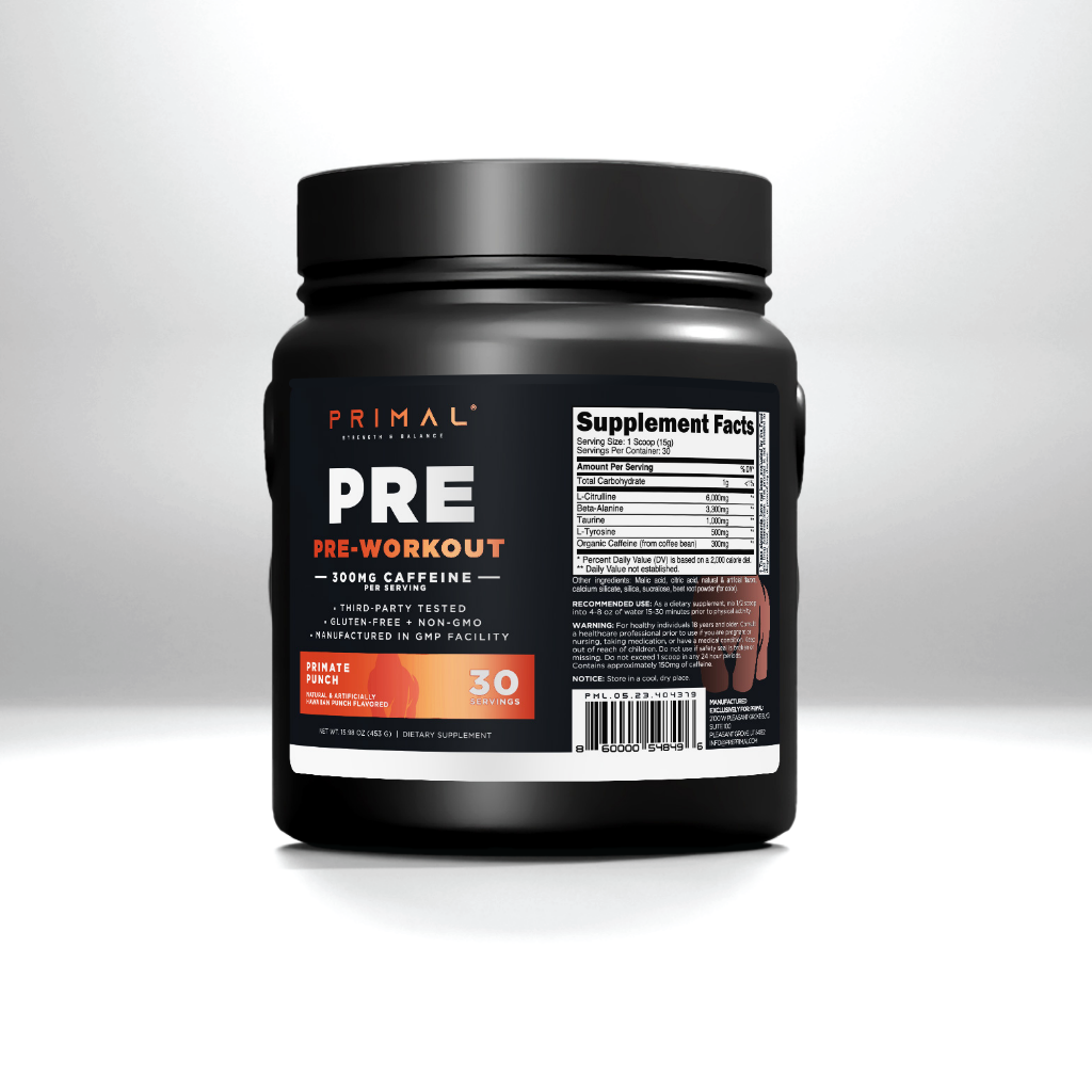 PREWORKOUT from Primal Strength & Balance