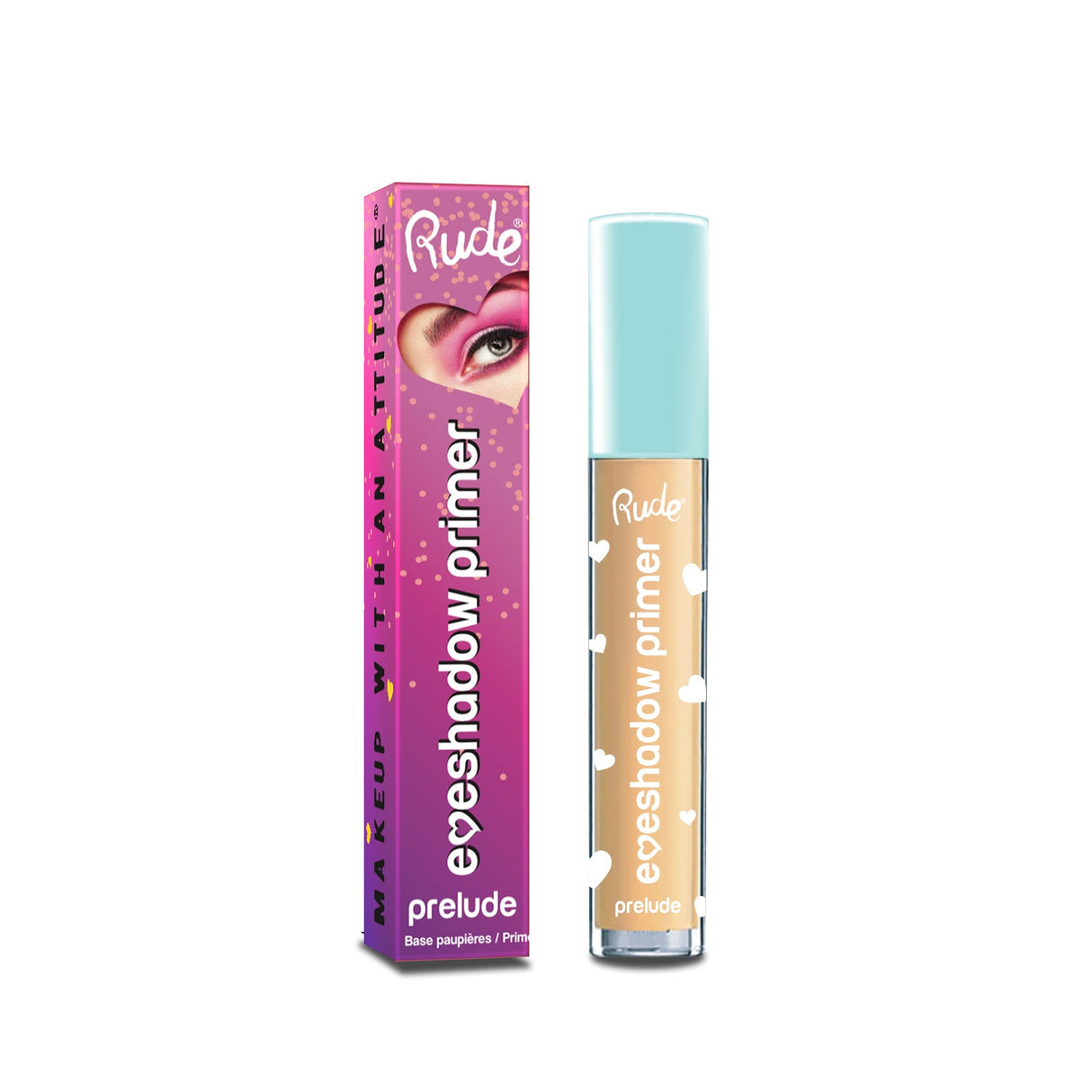 Prelude Eyeshadow Primer Paper Display, 36pcs from Rude Cosmetics