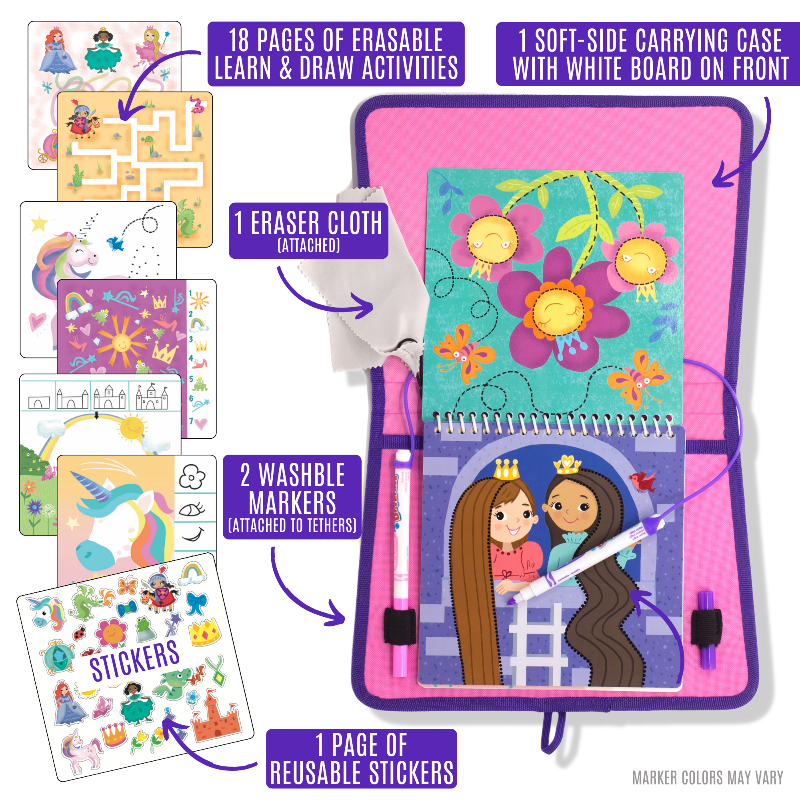 Totebook Kids Dry Erase Travel Activity Book from UnbuckleMe®