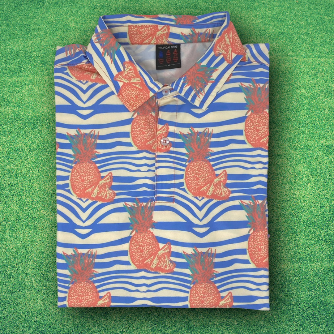 The PURE Pineapple Everyday Polo from Tropical Bros