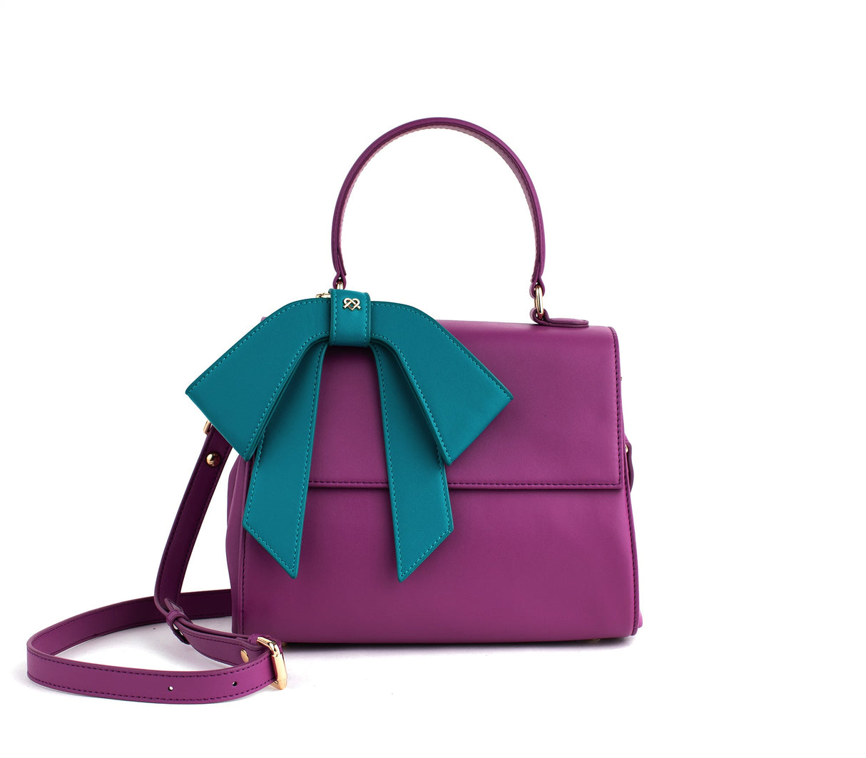 Cottontail - Purple Vegan Leather Bag from Gunas New York