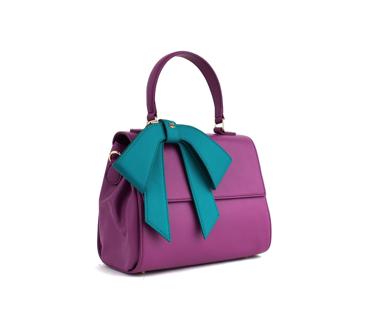 Cottontail - Purple Vegan Leather Bag from Gunas New York