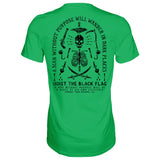 Hoist the Black Flag Skull & Bones Men's T-Shirt From Combat Iron Apparel