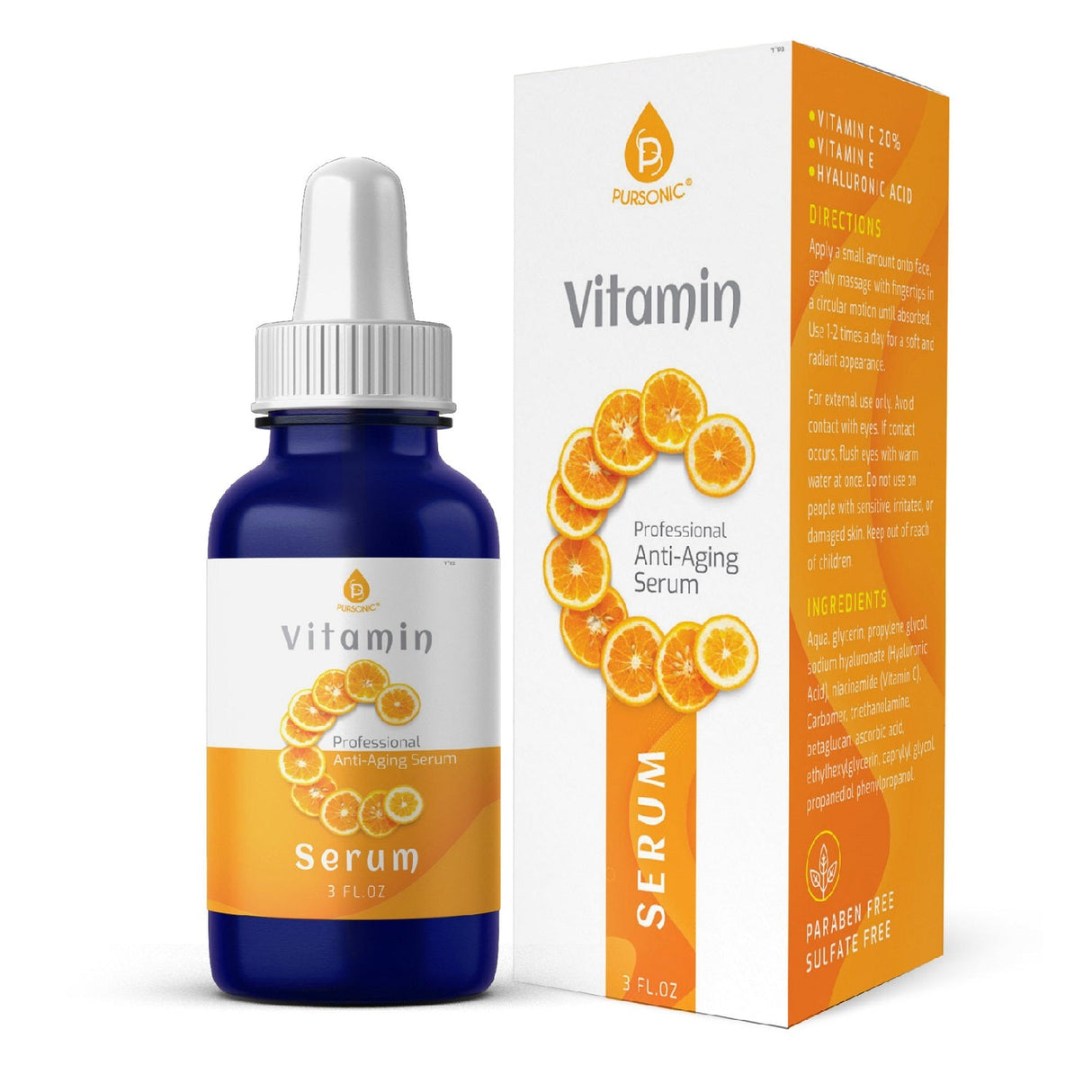 Vitamin C Serum (3 fl. oz) from Pursonic