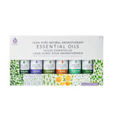 6 Pack of 100% Pure Essential Aromatherapy Oils from Pursonic