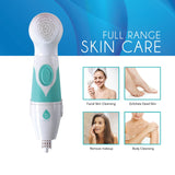 Advanced Facial & Body Cleansing Brush With Extended Handle from Pursonic