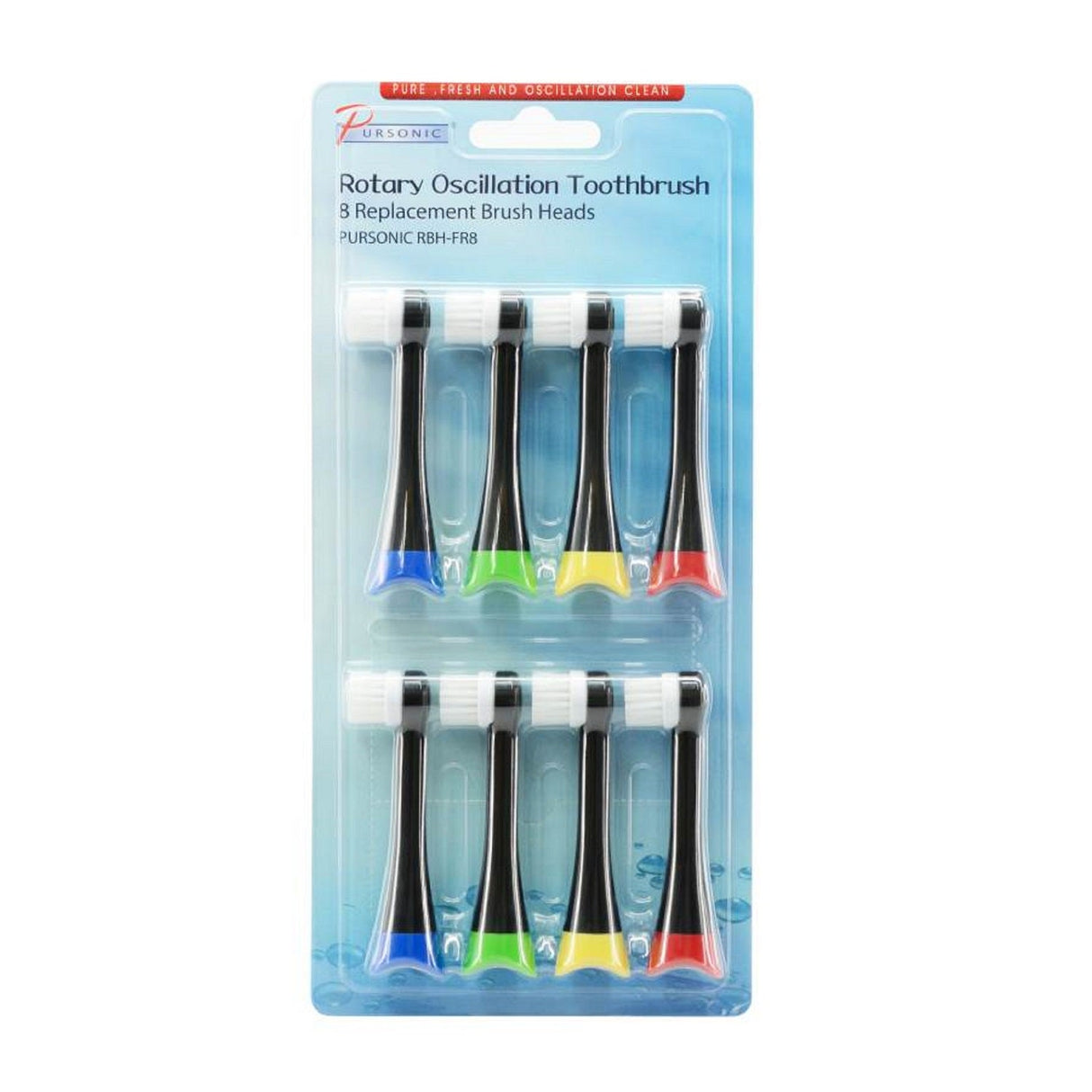 8 Pack Brush Heads Replacement (S320 & S330) from Pursonic