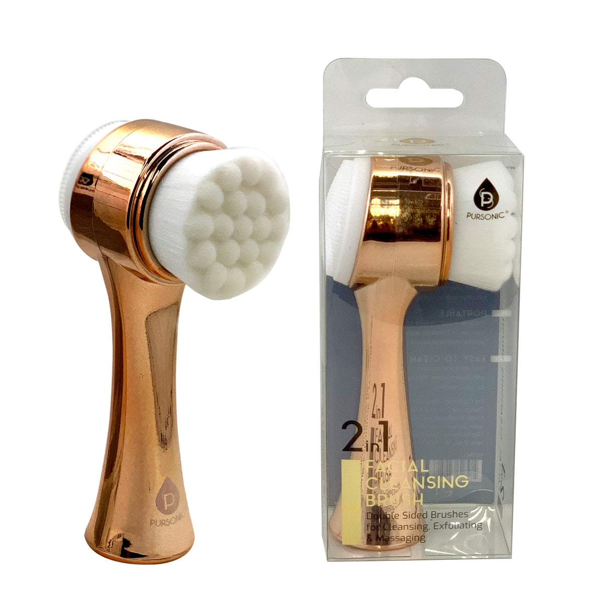 Dual Sided Facial Cleansing Brush from Pursonic