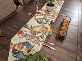 DaDa Bedding Dancing Women African Dreams Elegant Woven Tapestry Dining Table Runner (18117) from DaDalogy Bedding Collection