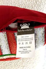 Tache Fruity Drinks Watermelon Lemonade Woven Tapestry Accent Throw Pillow Cover (13082CC) from Tache Home Fashion