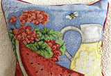 Tache Fruity Drinks Watermelon Lemonade Woven Tapestry Accent Throw Pillow Cover (13082CC) from Tache Home Fashion