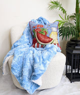 Tache Fruity Drinks Watermelon Lemonade Woven Tapestry Accent Throw Pillow Cover (13082CC) from Tache Home Fashion
