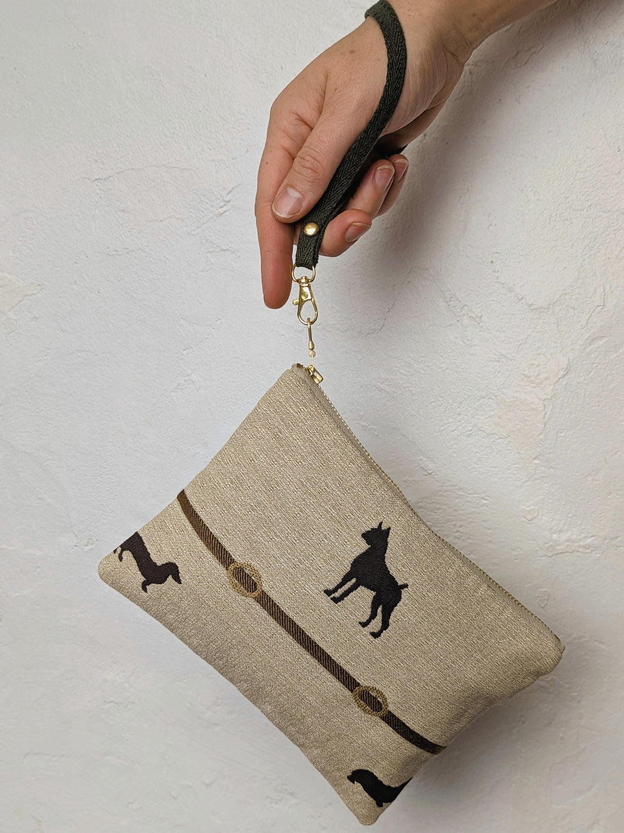 Dog Walk Wristlet Purse from Ash & Rose
