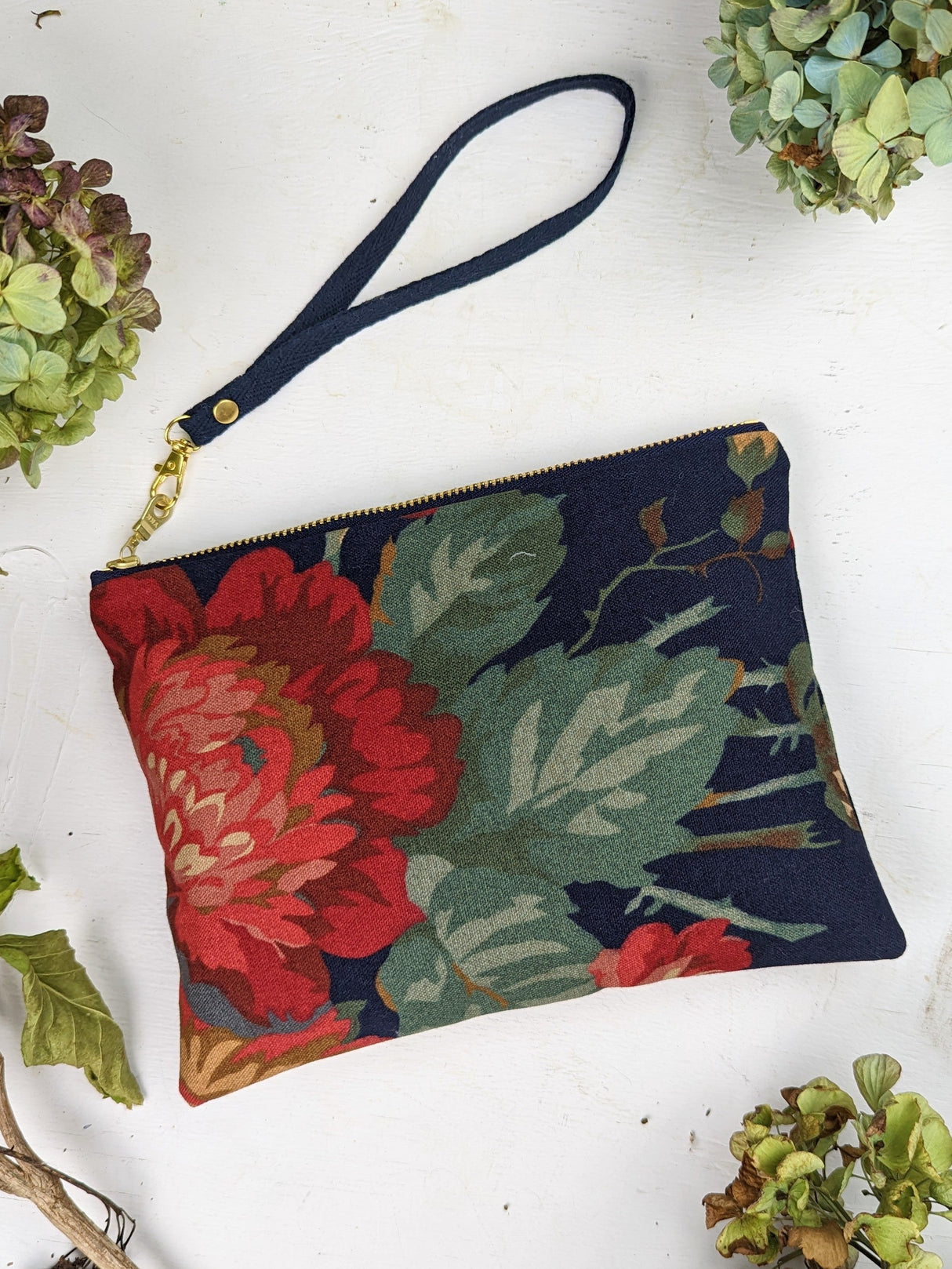 Classic Navy Rose Purse from Ash & Rose
