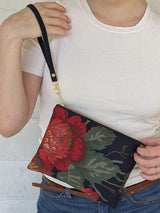 Classic Navy Rose Purse from Ash & Rose