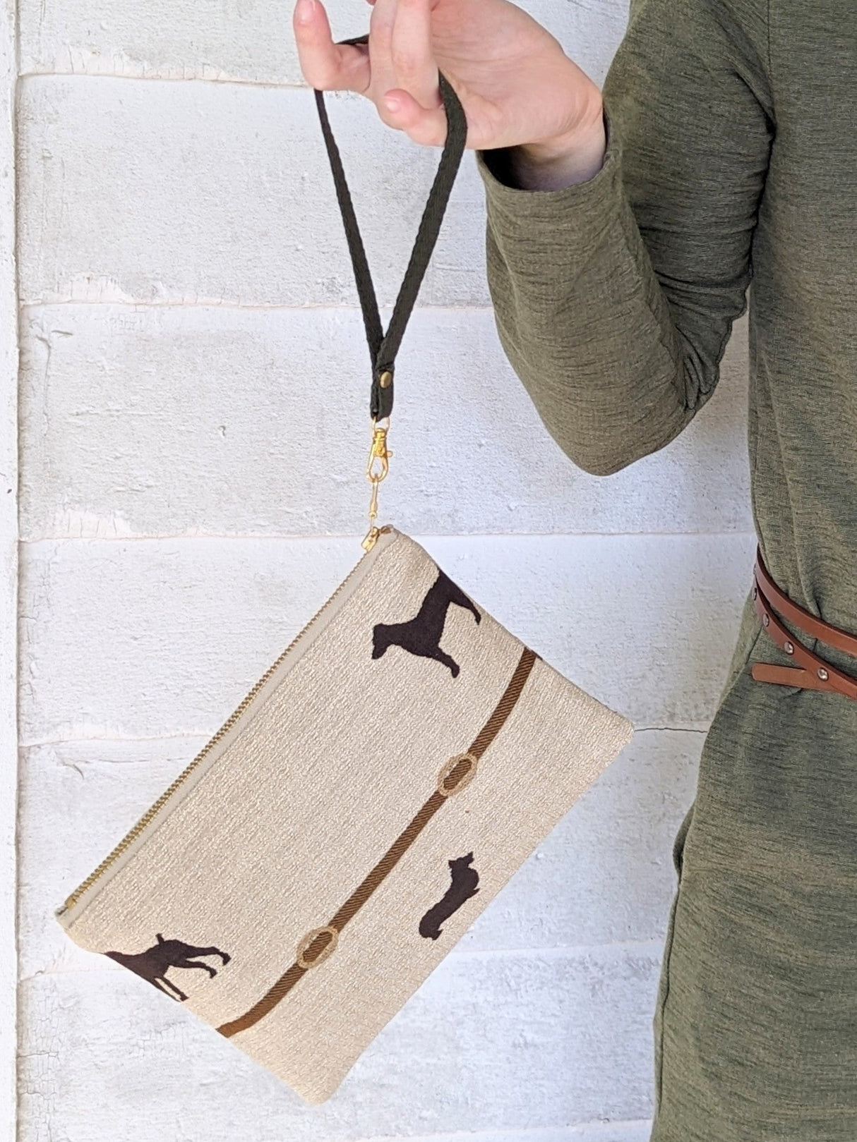 Dog Walk Wristlet Purse from Ash & Rose