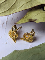 Tiny Snake Stud Earrings from Ash & Rose