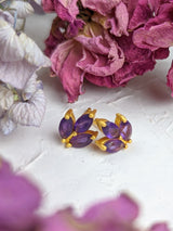Tri Leaf Stud Earrings from Ash & Rose