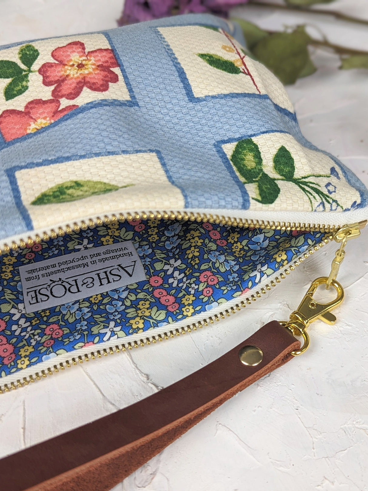 Summer Meadow Wristlet Purse from Ash & Rose