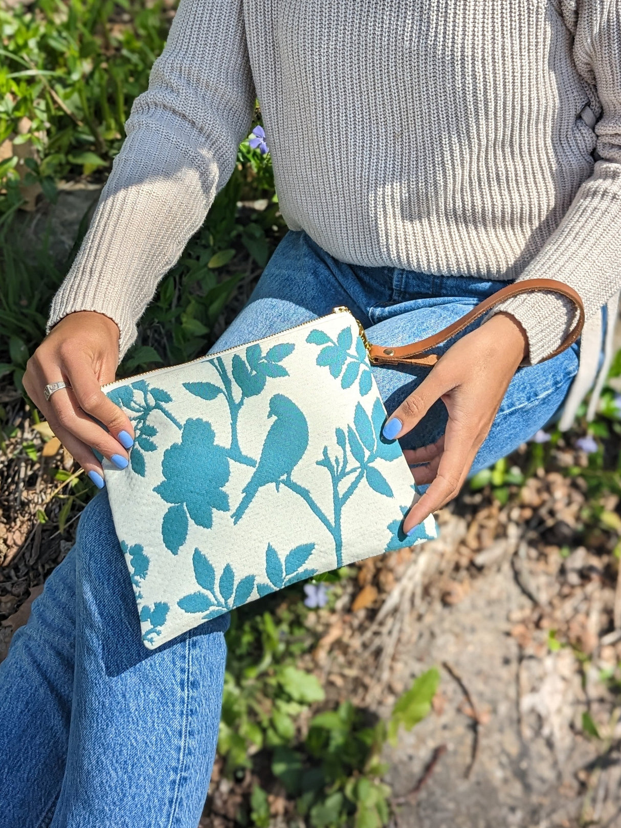 Bird Silhouette Wristlet Purse from Ash & Rose