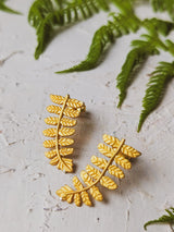 Dawnlight Fern Earrings from Ash & Rose