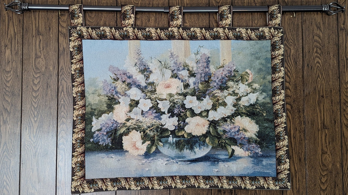 Tache Bouquet Of Flowers Tapestry Lavender Floral Wall Hanging 33 X 24 (13021) from Tache Home Fashion