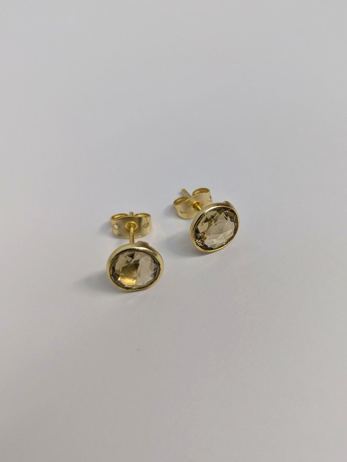 Pebble Stud Earrings - Gold from Ash & Rose