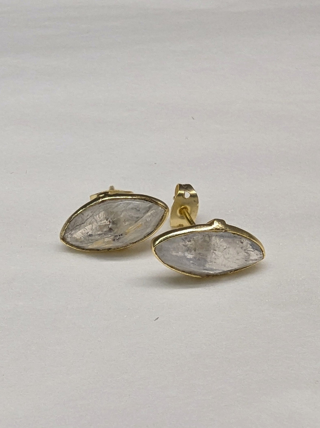 Mila Leaf Earrings - Gold from Ash & Rose