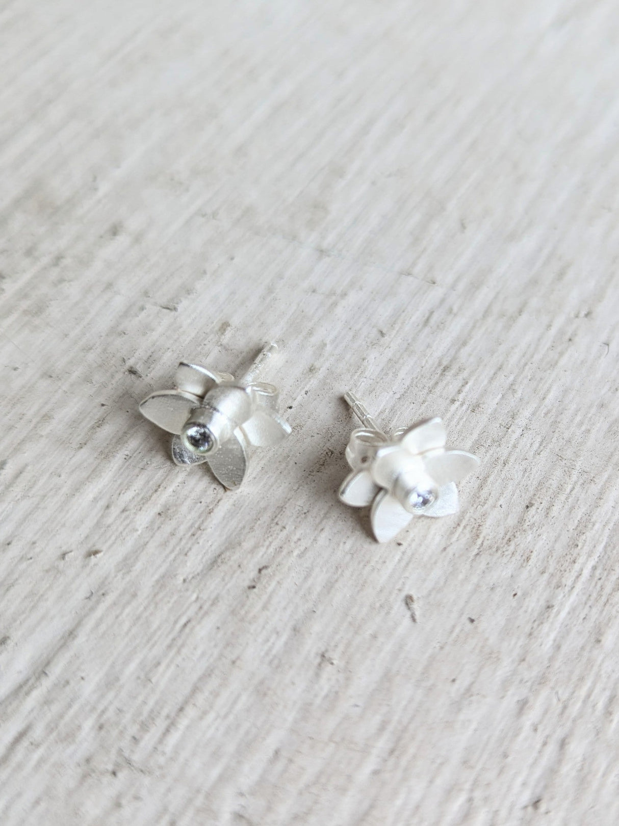Petite Floral Stud Earrings from Ash & Rose