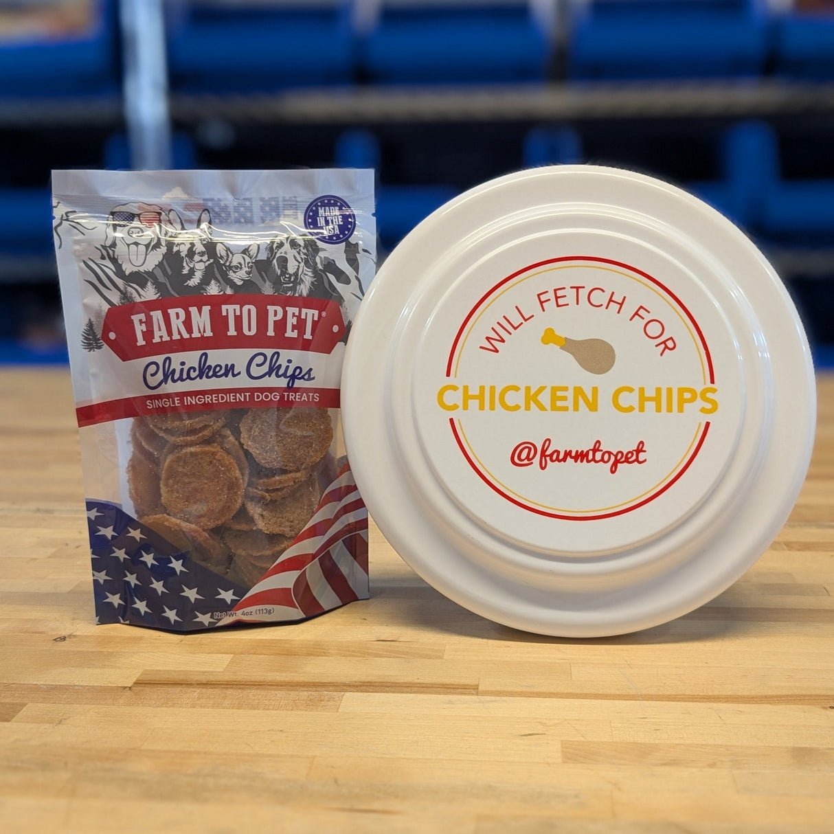 Americana Chicken Chips for Dogs | Celebrate with USA-made Dog Treats from Farm To Pet