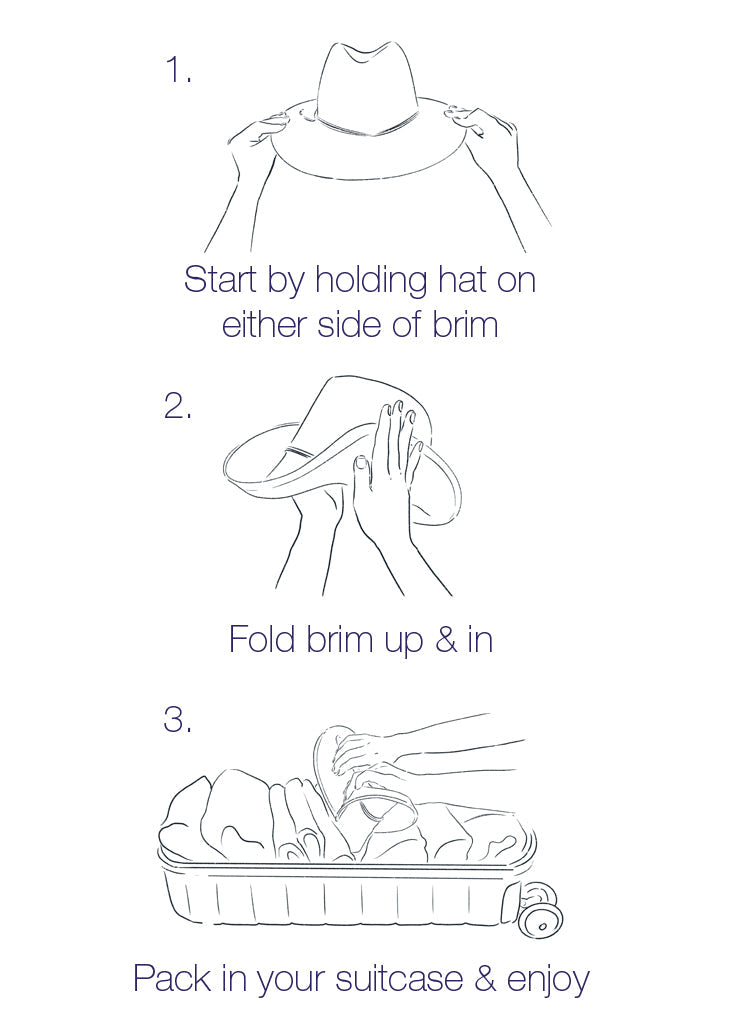 Packable Raffia Bucket Hat from Hat Attack New York