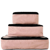 Cotton Packing Cubes, 3-pack Pink/Blush From Bag-all