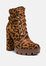 Palmetto Snake Skin Ankle Boots from London Rag International
