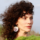 Pansy Hoops from LE CHIC MIAMI