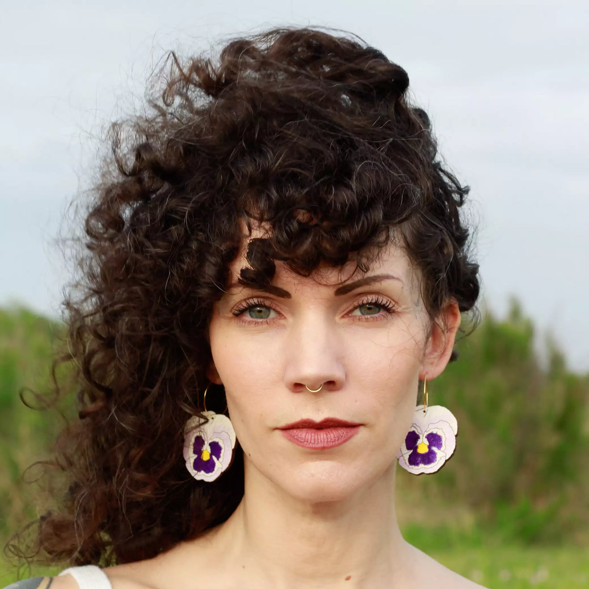 Pansy Hoops from LE CHIC MIAMI