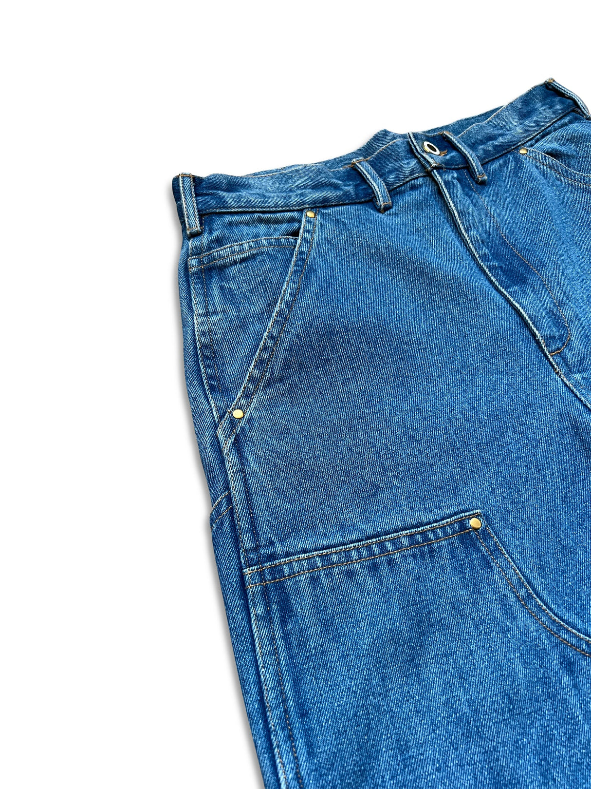 Blue Denim Double Knee Work Pants from KeithKelly