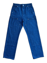 Dark Blue Denim Double Knee Work Pants from KeithKelly