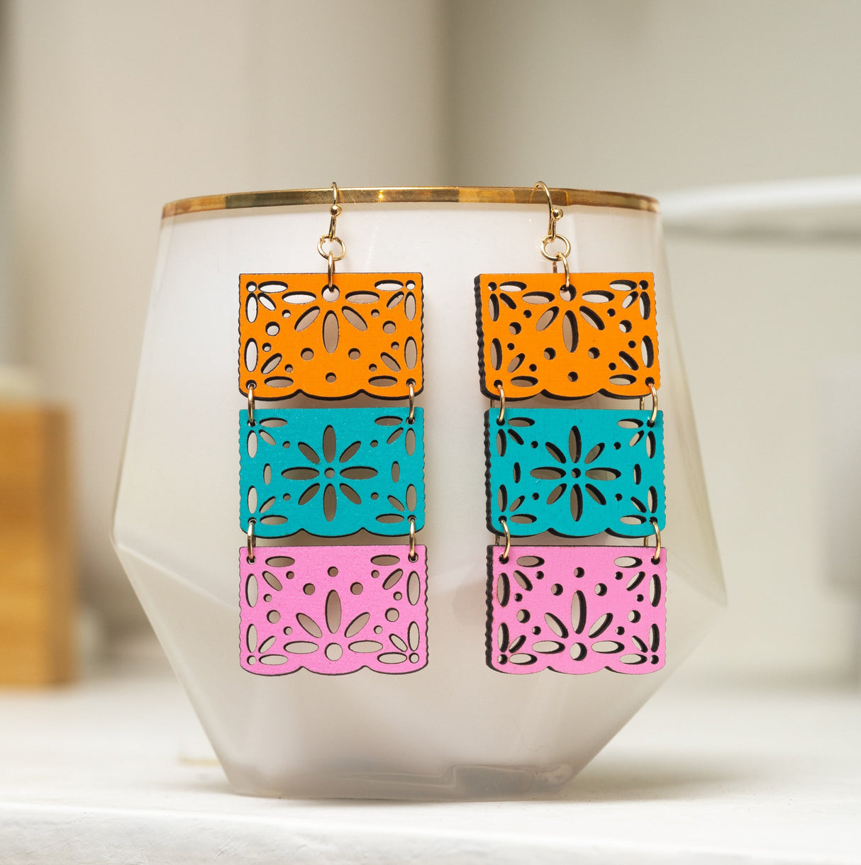 Papel Picado Earrings from LE CHIC MIAMI