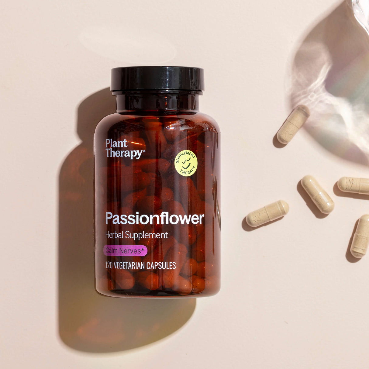 Passionflower Herbal Supplement - 120 Capsules from Plant Therapy
