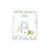 Pastel Floral Splash Mat - A Waterproof Catch-All for Highchair Spills and More! from BapronBaby