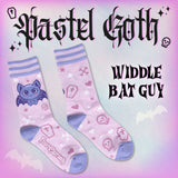 Widdle Bat Guy Crew Socks from FootClothes