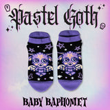 Baby Baphomet Ankle Socks from FootClothes