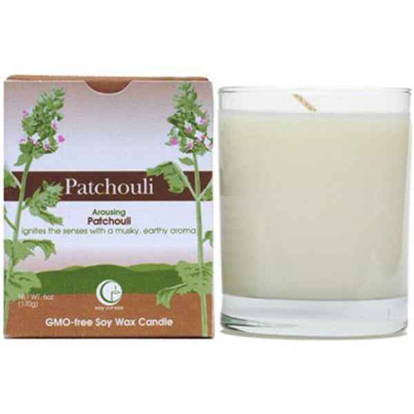 Patchouli - Clear Glass Tumbler From Way Out Wax